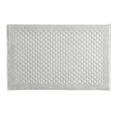 Tappeto in Spugna di Puro Cotone Tinta Unita - Perla Tappeto Lisola 60x90 Grigio Chiaro (Ostrica) 