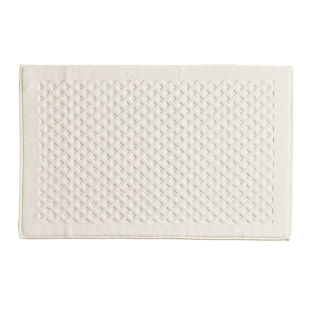 Tappeto in Spugna di Puro Cotone Tinta Unita - Perla Tappeto Lisola 60x90 Panna (Avorio) 