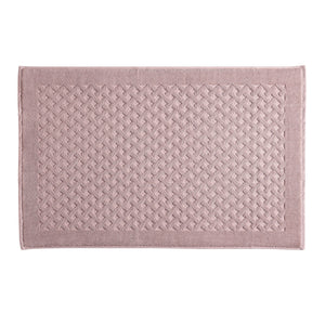 Tappeto in Spugna di Puro Cotone Tinta Unita - Perla Tappeto Lisola 60x90 Rosa Antico (Margot) 