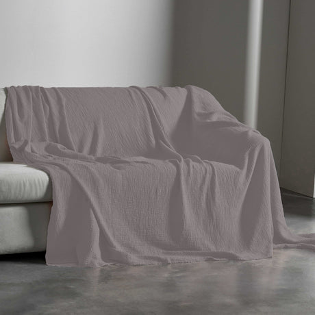 Telo Copritutto in Puro Cotone Jacquard no Stiro - Lasa Telo Copritutto Lisola Matrimoniale Tempesta 