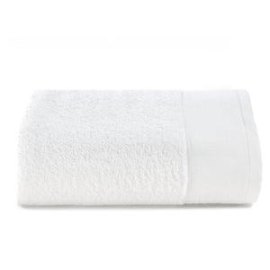 Telo da bagno in Spugna con Balza in Lino StoneWashed - Loira Telo spugna Lisola Bianco 