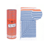 Telo Mare Fouta in Puro Cotone Rigato - Bali Telo Mare Towel to GO Blu/Arancione 