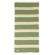 Telo Mare Fouta Rigato in Mussola di Cotone - Chelsea Telo Mare Begonville Verde 