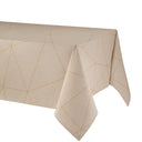 Tovaglia Antimacchia in Misto Cotone - Stone Tovaglia Resinata Lisola 150X180cm Dorado 